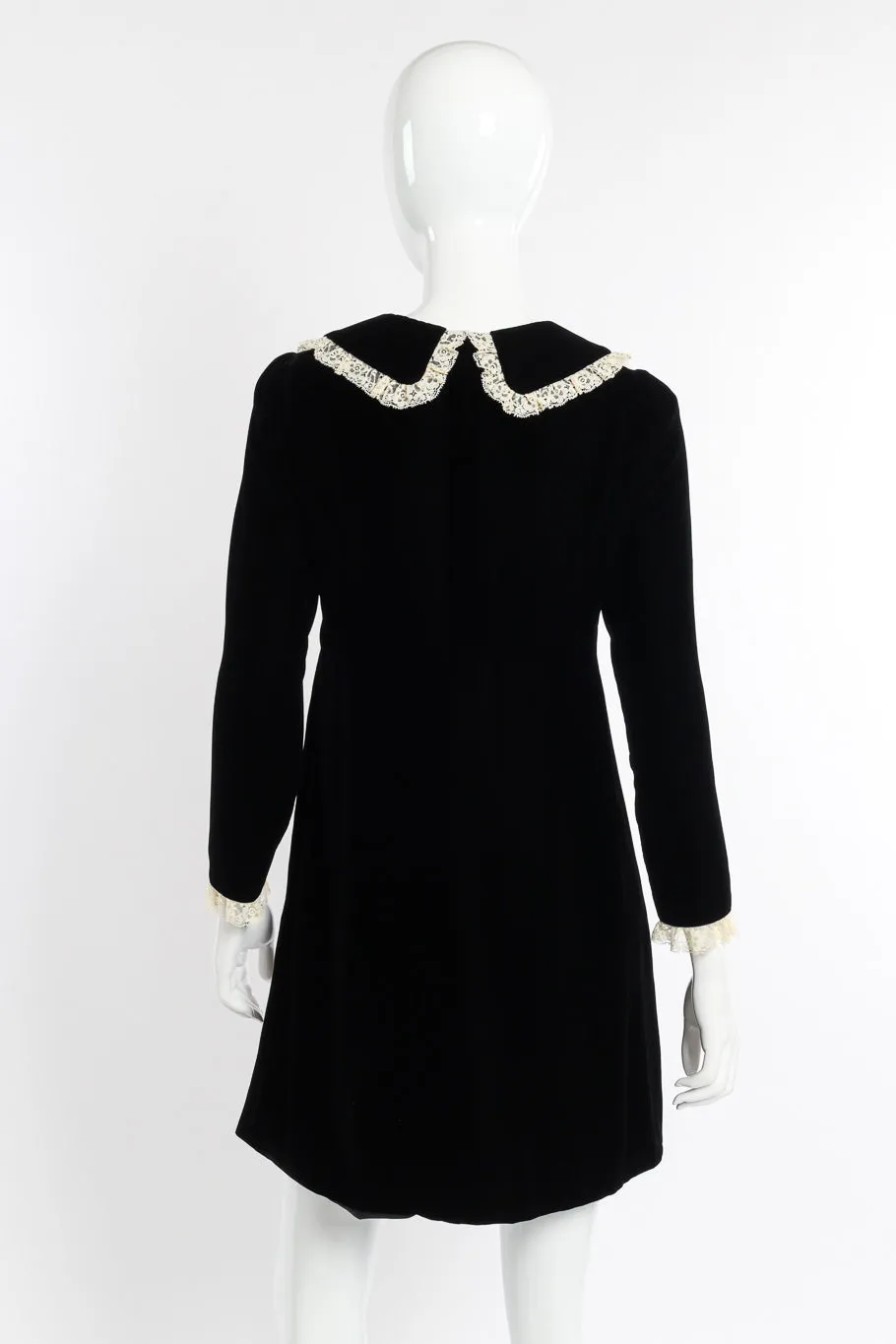Velvet Lace Babydoll Dress
