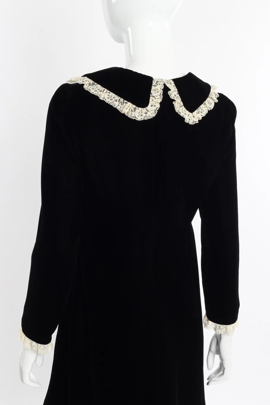 Velvet Lace Babydoll Dress