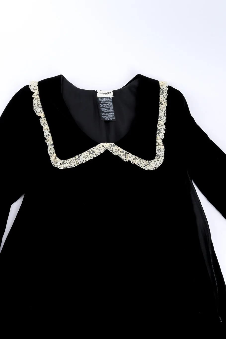 Velvet Lace Babydoll Dress