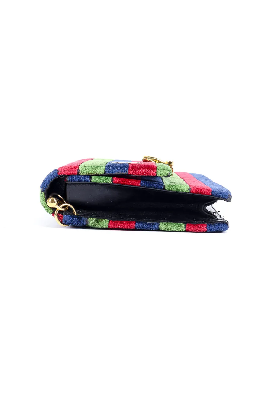 Velvet Stripe Shoulder Bag