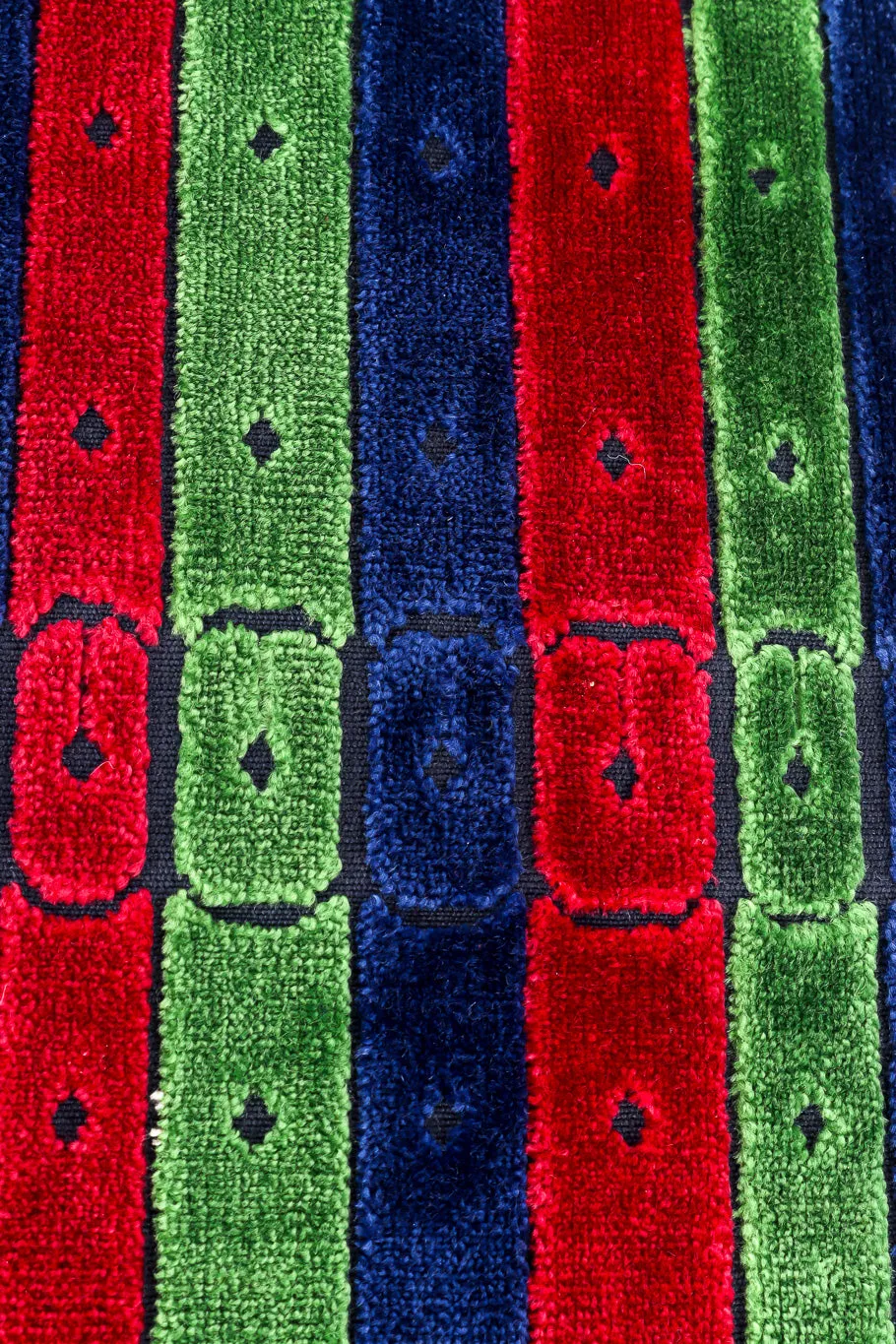 Velvet Stripe Shoulder Bag